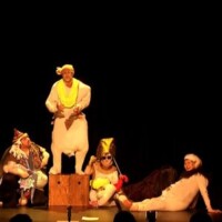 Bande de bouffons 2017 - Sur la photo: Stéphane Franche, Jacques Laroche, Julie Reneault et Jacqueline Michel